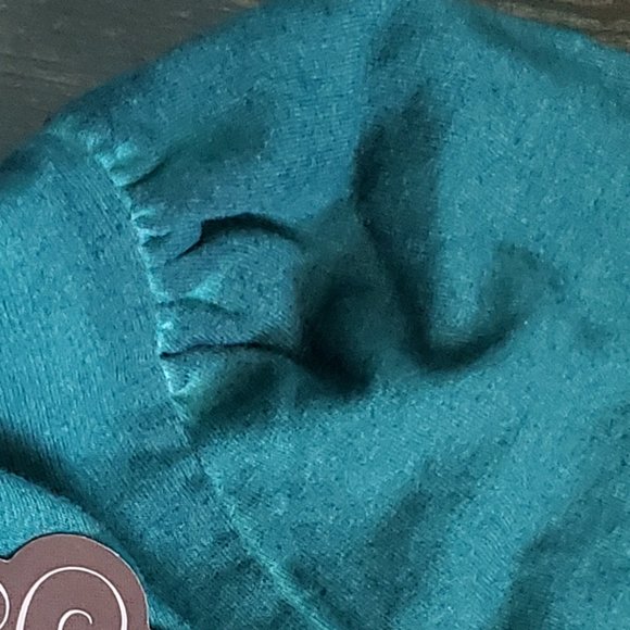 Knox Rose Black Emerald Super Soft Thin Weight V-Neck Sweatshirt, Women's Large - Picture 10 of 12